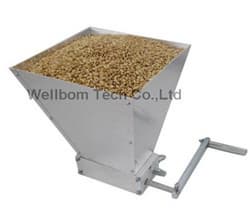 Stainless Steel 2 Roll Barley Grinder Crusher Malt mill